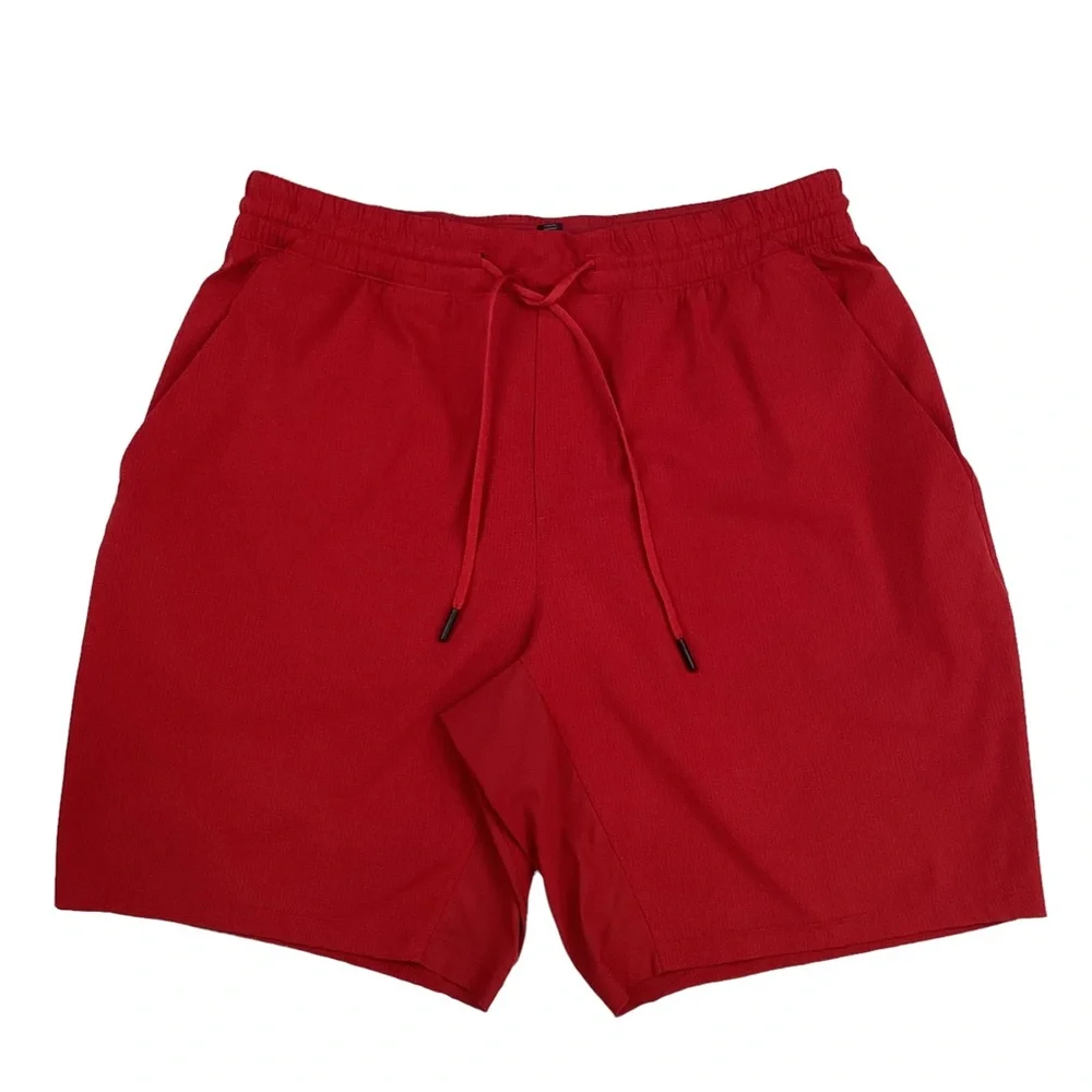 Lululemon Pace Breaker Vented Running Shorts Red